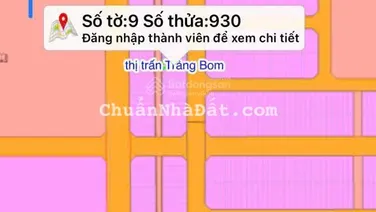 Ngộp! Bán nhanh trong tháng 5x23.5m đường Hưng Đạo Vương KDC goldhill Trảng Bom, giá quá Rẻ