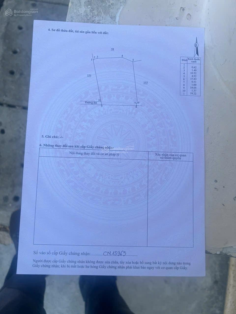 Bán đất tại Xã Ninh Hưng, Ninh Hòa, Khánh Hòa, 520 triệu, 318 m2, view đẹp