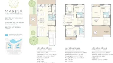 BĐS độc quyền bán biệt thự thương mại Marina, căn siêu VIP gần hồ 189m2, top 10 căn đẹp nhất