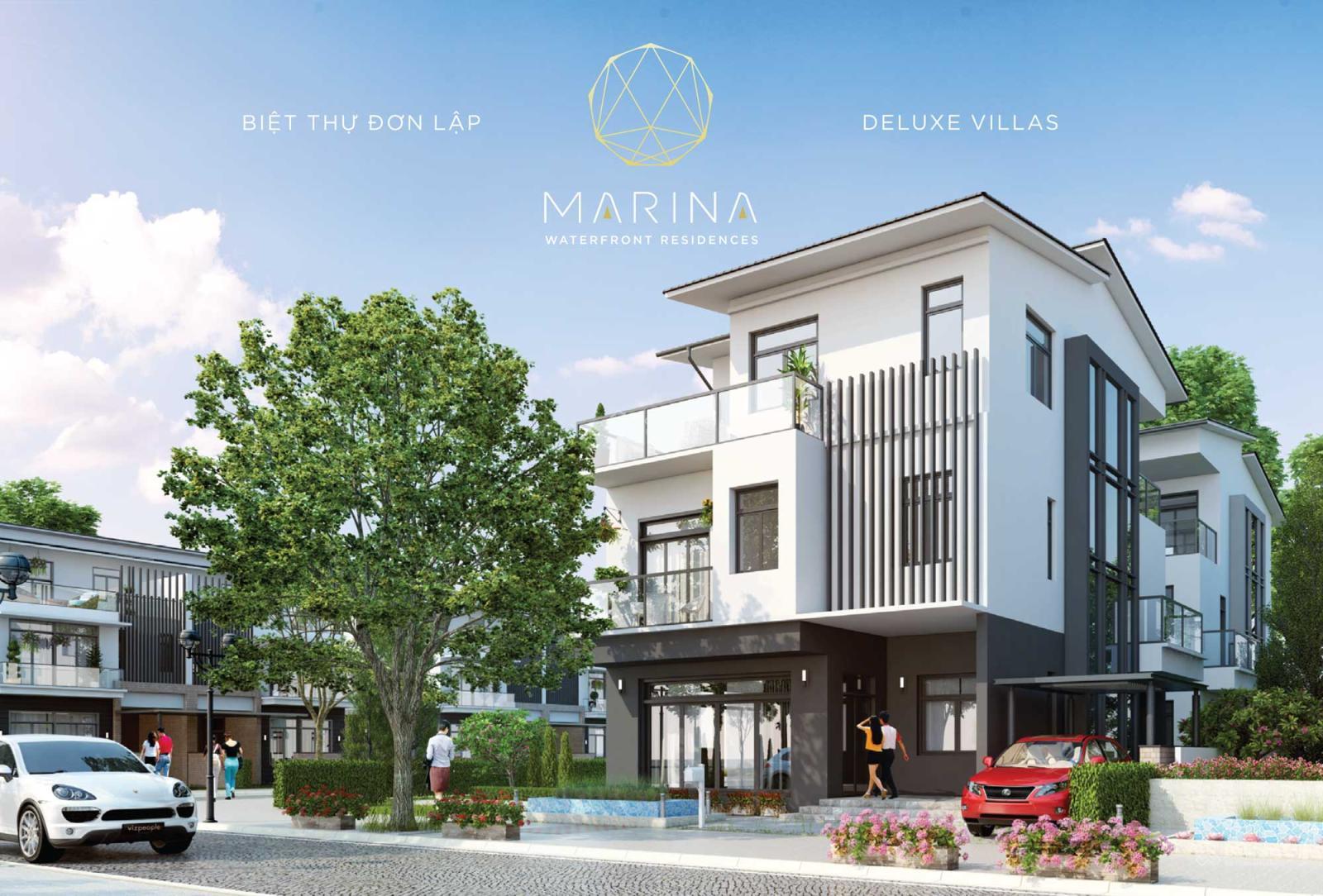 BĐS độc quyền bán biệt thự thương mại Marina, căn siêu VIP gần hồ 189m2, top 10 căn đẹp nhất
