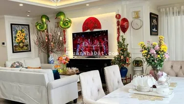 Chính chủ bán căn 4 ngủ tòa Amber 154m2, nhà đẹp full nội thất, sẵn sổ đỏ giao dịch 0968 602 ***