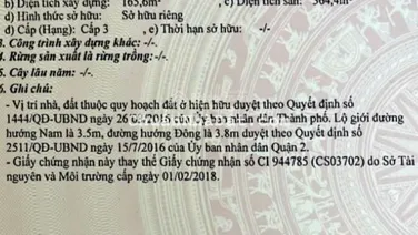 Biệt thự Thảo Điền Q.2 chưa đến 100tr/m2 - Trệt lầu - CTXD: 4 tầng - 400m2 - 39 tỷ