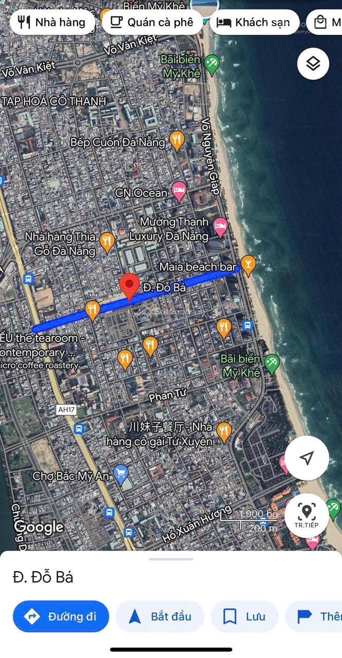 Bán cặp đất biển 162m2 đường 10m5 Đỗ Bá trục thông biển khu An Thượng, Ngũ Hành Sơn