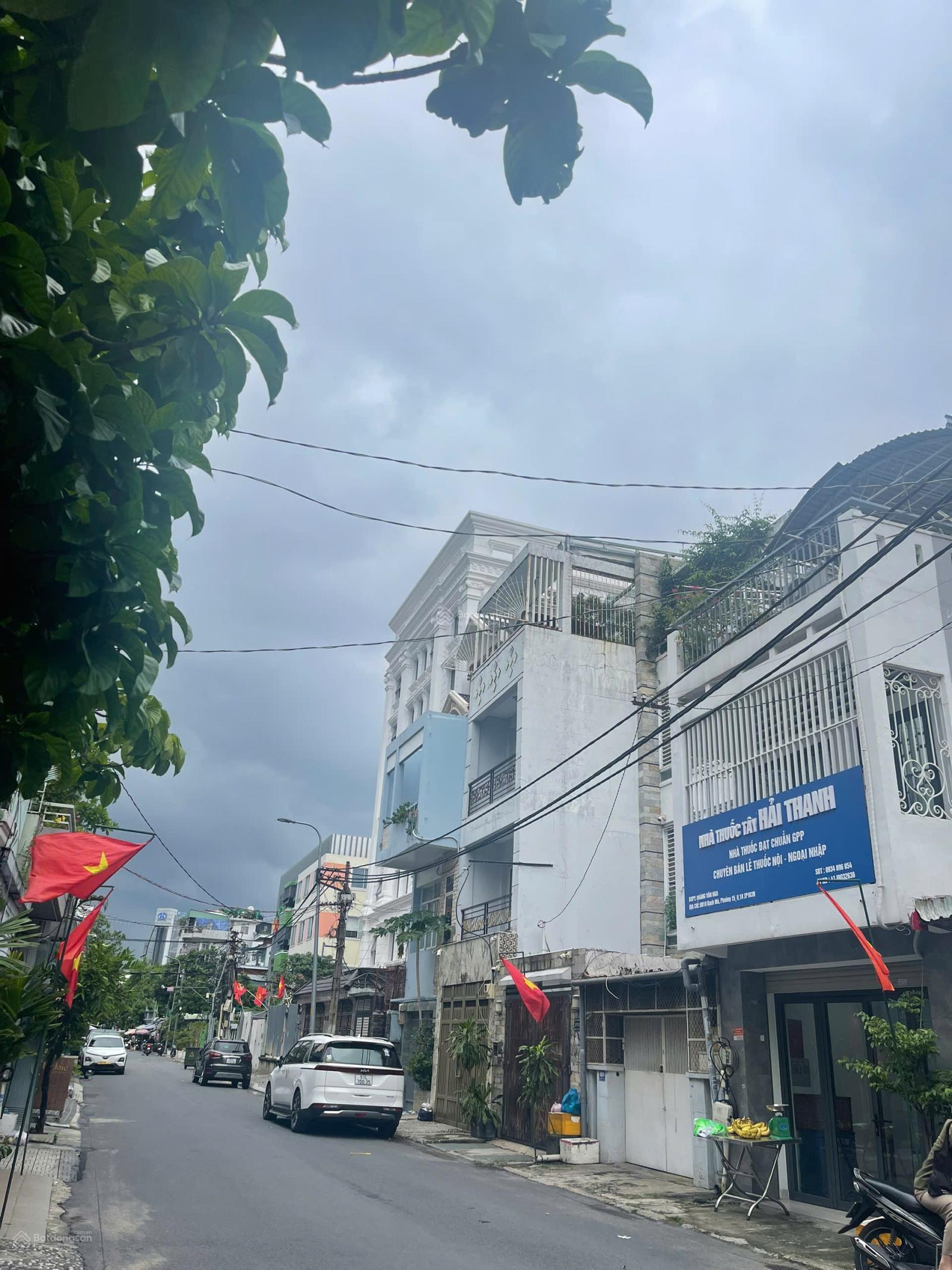Mặt tiền đường Bạch Mã - cư xá Bắc Hải 5.5x24m, nhà 4 lầu HĐ thuê 90tr/th giá 27.9 tỷ TL