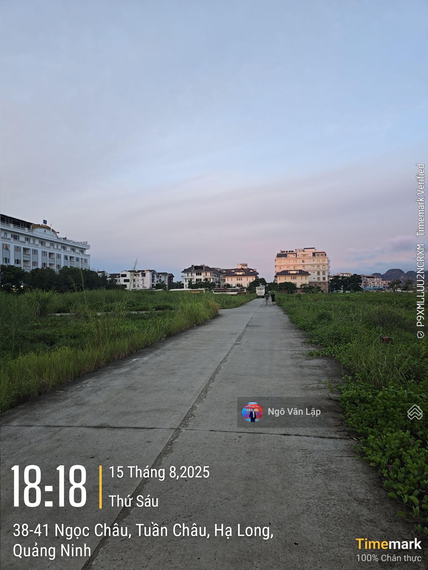 Bán đất Tuần Châu 108m2 view biển 40tr/m2 sẵn sổ giao dịch ngay