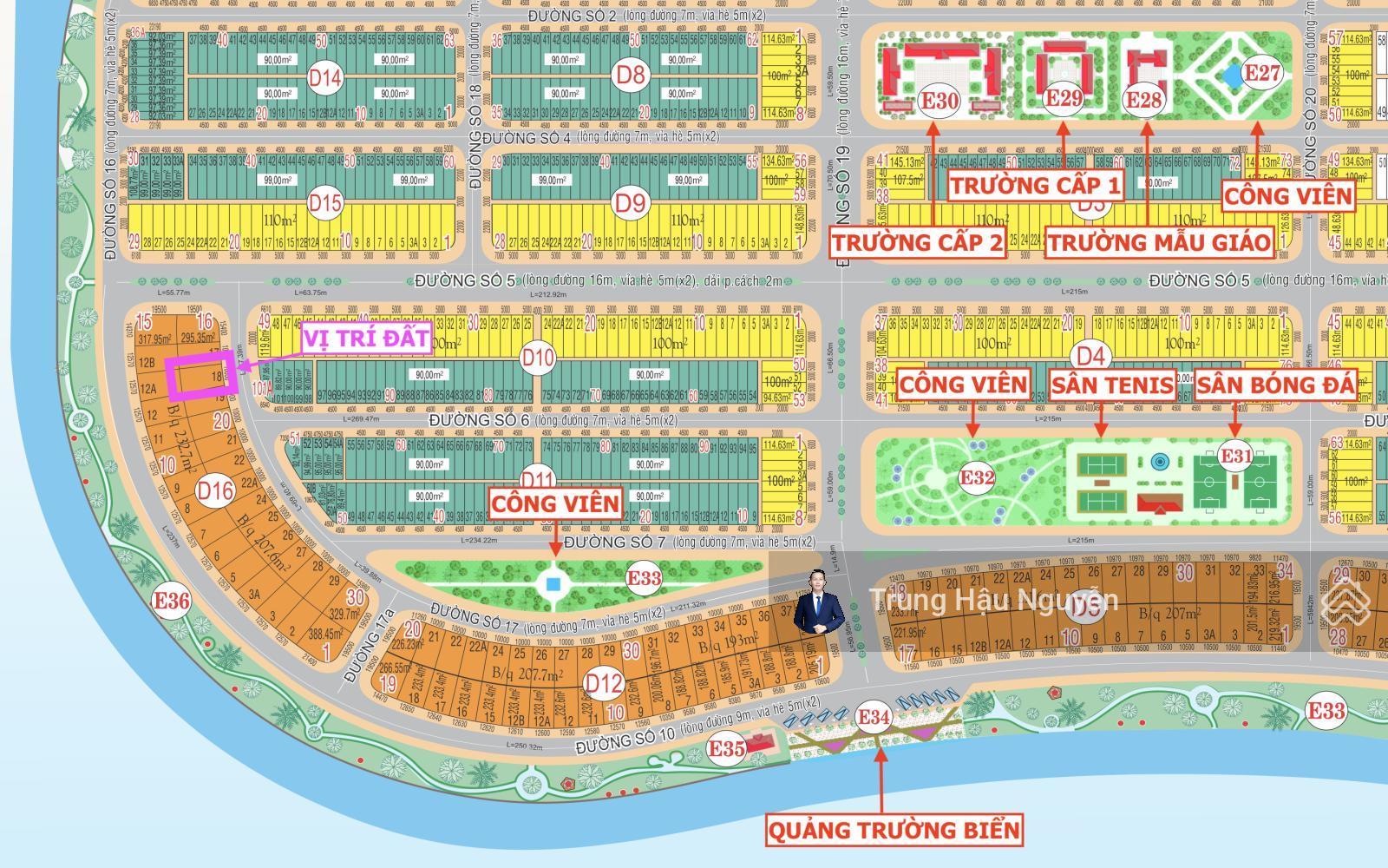 Lô đất hiếm KĐT Tây Bắc, kế công viên, khu thể thao, 3 trường học, lộ 17m, 10x19.5m full thổ cư SHR