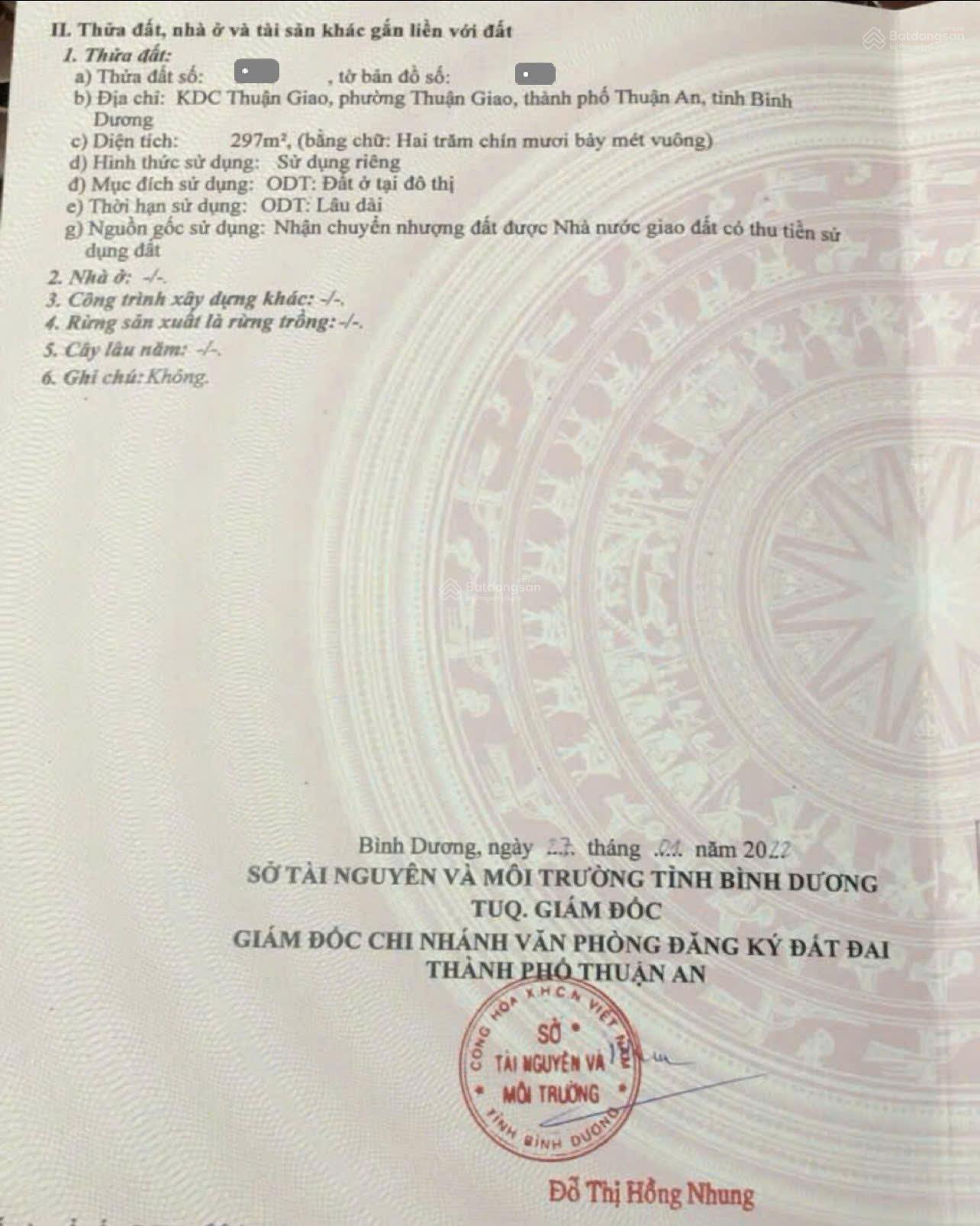 Bán đất 9x33m, đường D1 KDC Thuận Giao, p. Thuận Giao gần chợ Lâm Phát Bán đất 9x33m, đường D1 KDC Thuận Giao, p. Thuận Giao gần chợ Lâm Phát