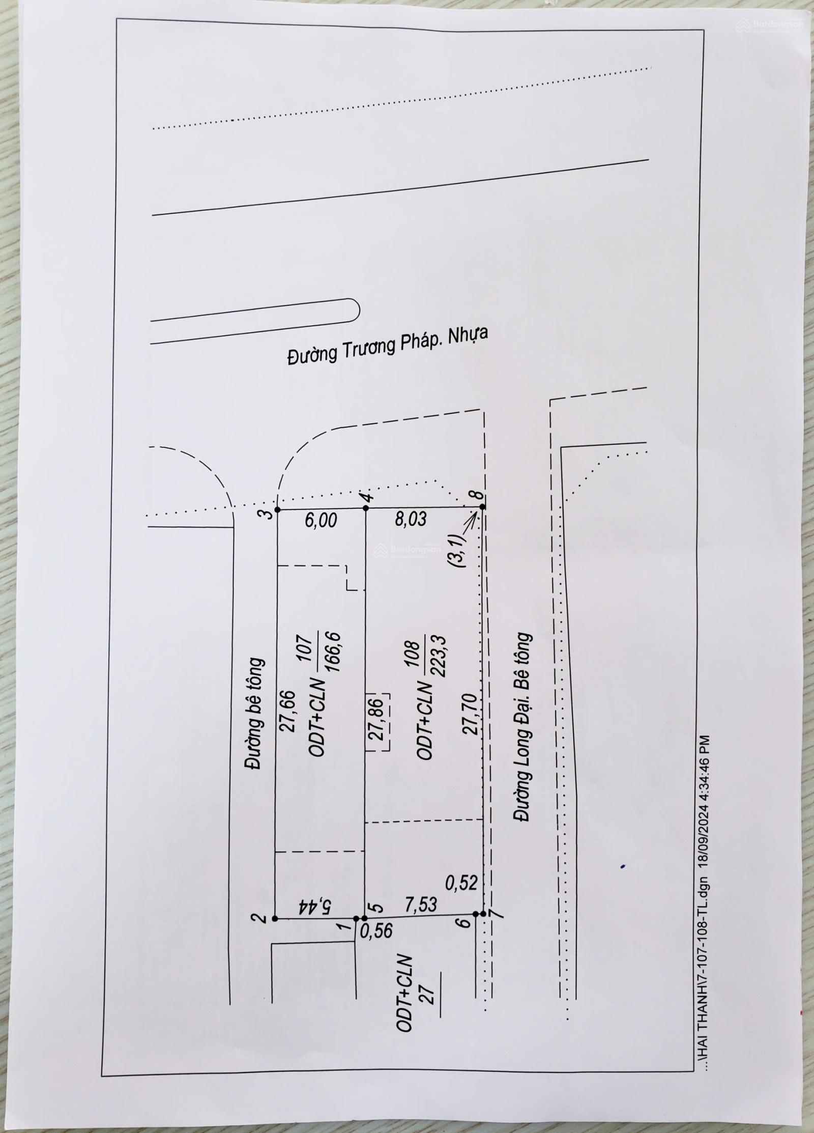 Chính chủ bán lô đất 3 mặt tiền 389,9m2 siêu đẹp đường Trương Pháp, Đồng Hới, Quảng Bình (37 tỷ)
