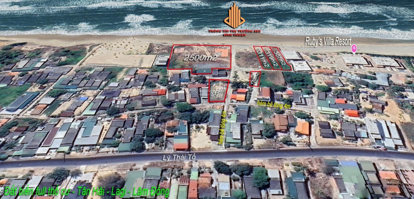 Đất giáp biển full thổ cư Tân Tiến - La Gi - Bình Thuận cần bán