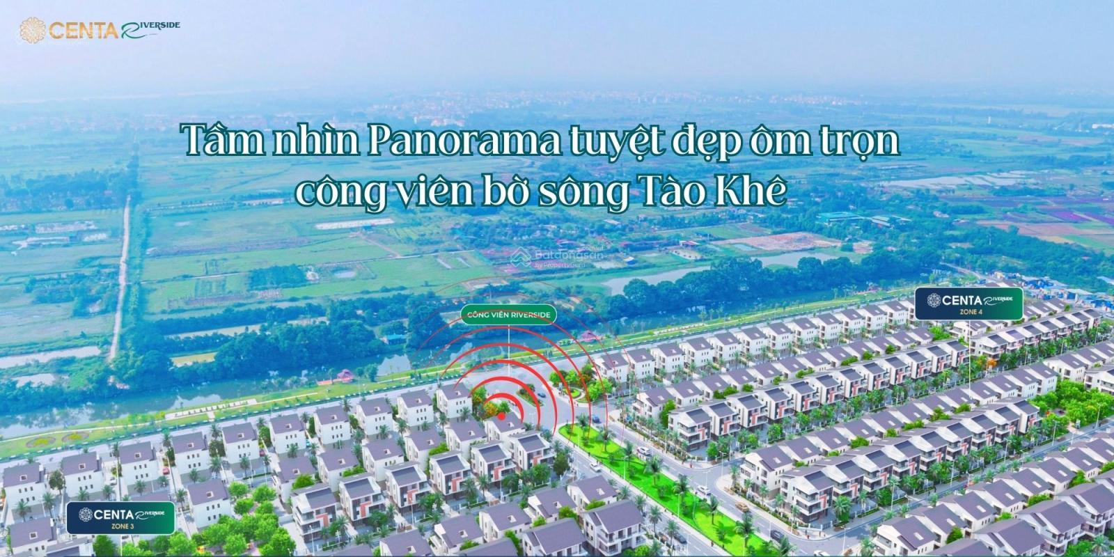 Biệt thự sông Centa Riverside Đón sóng sân bay quốc tế Gia Bình|Giá CĐT|Hàng đẹp| CK cao