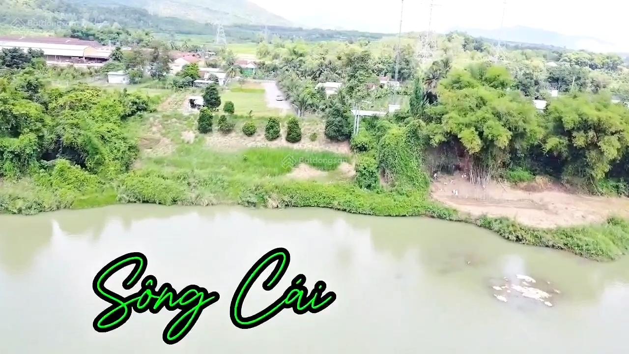 View sông Cái Nha Trang, bên cạnh Tỉnh Lộ 8 * Đi về thành phố tầm 15km giá mềm: 720 triệu