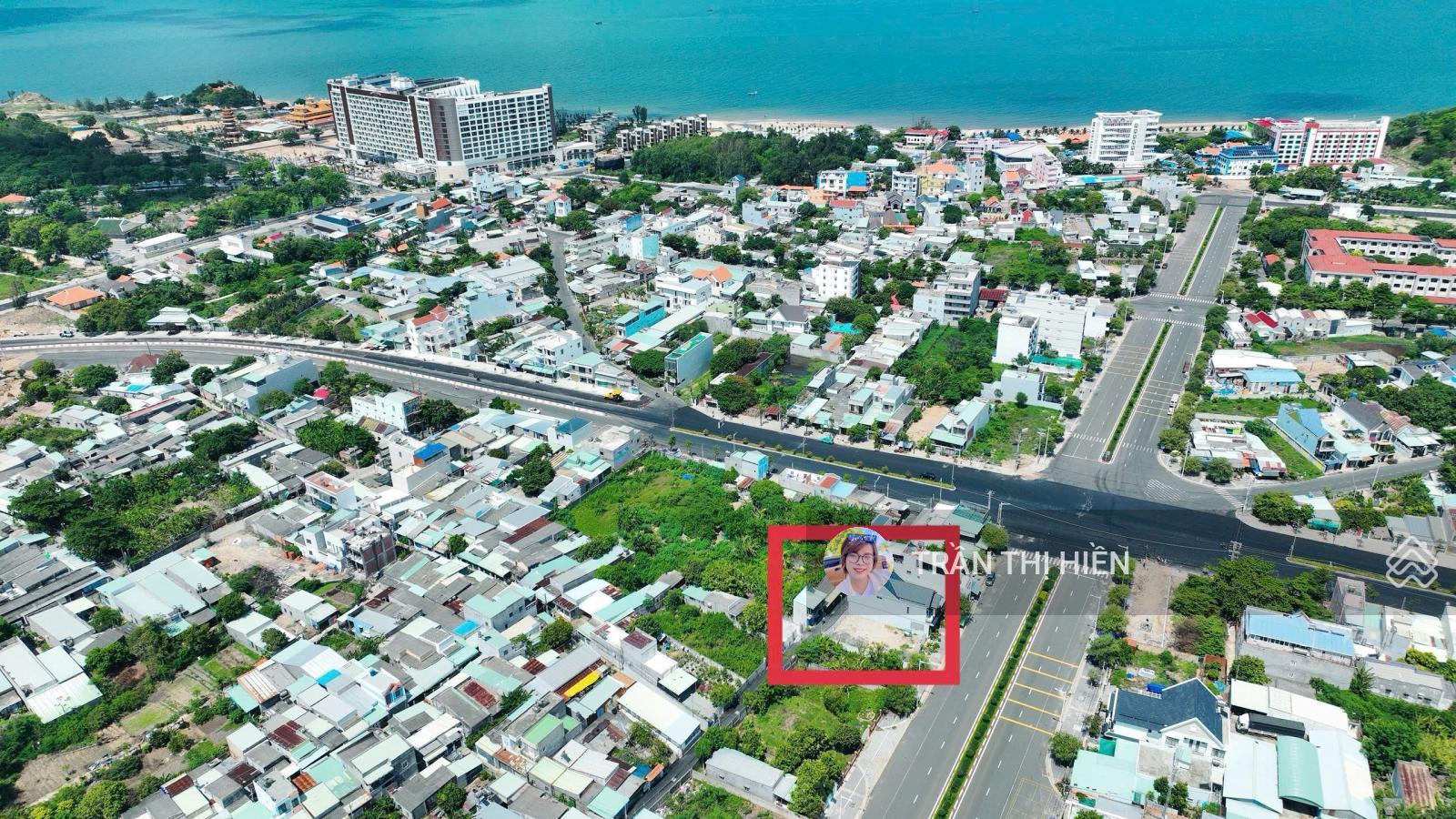 Mặt tiền Nguyễn Chí Thanh - TT Long Hải - cách biển 800m; DT 161,8m2 - sẵn 76,4m2 thổ cư