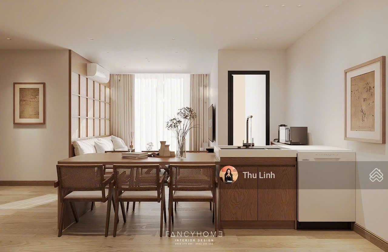 Cho thuê căn 2 phòng ngủ Sentosa Sky Park, 18tr/tháng bao phí quản lý và dịch vụ, full nội thất.