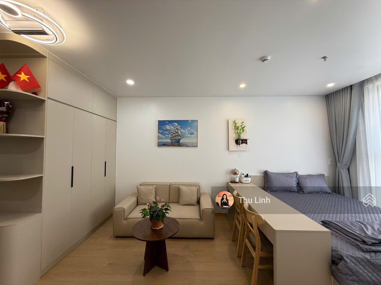 Cho thuê căn Studio Sentosa Sky Park, 9 tr/tháng bao phí quản lý và dịch vụ, full nội thất.