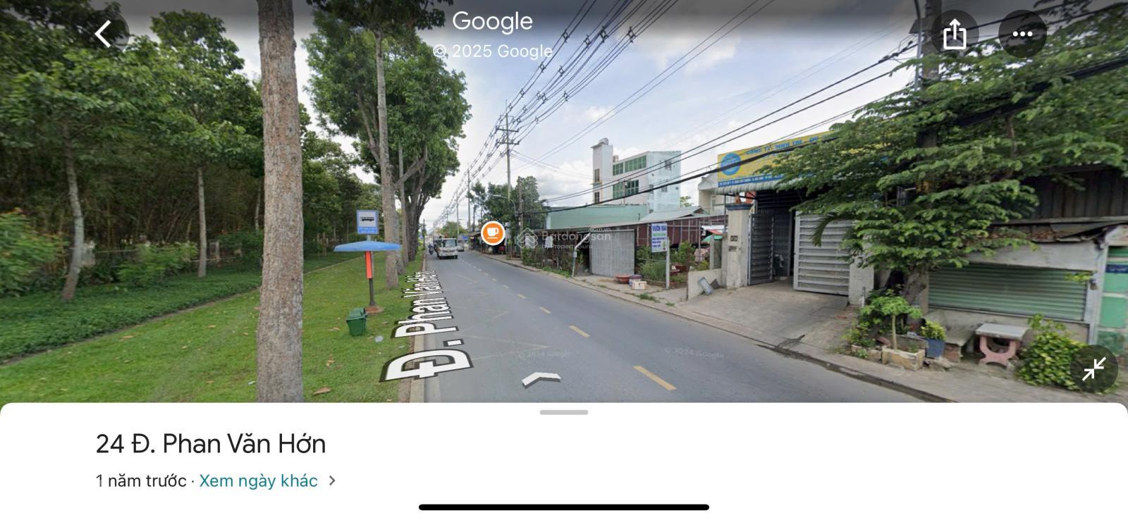 Mặt tiền Phan Văn Hớn - xã Xuân Thới Thượng. DT 15m x 65m (TDT 1075m2 - 250m2 OĐT) giá 35 tỷ TL