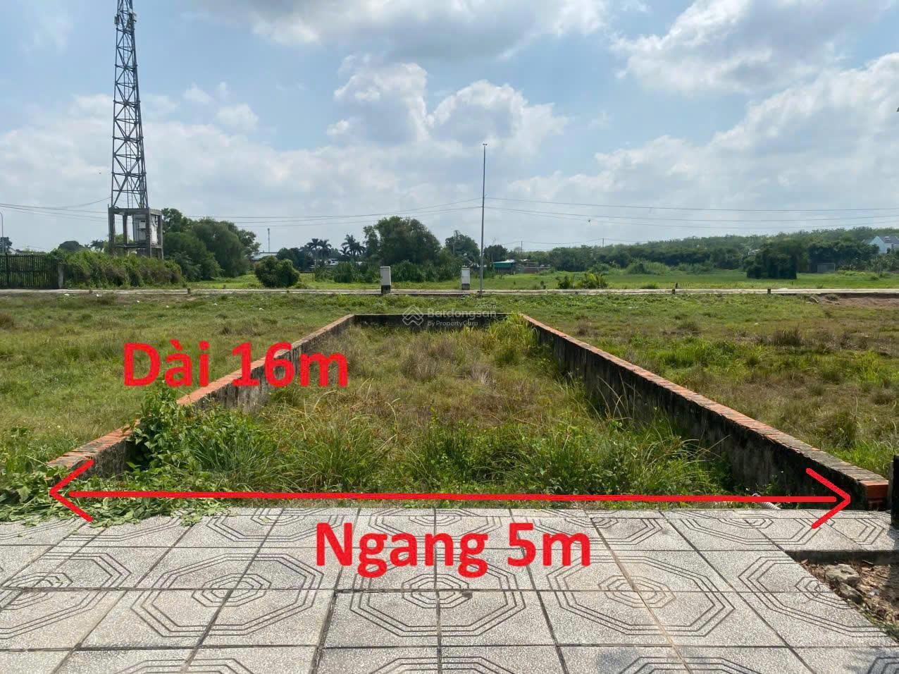 Bán lô 80m2 - Đường nhựa 8m - Ngay vòng xoay Vành Đai 3 và cao tốc Mộc Bài - Cách Hóc Môn chỉ 1km