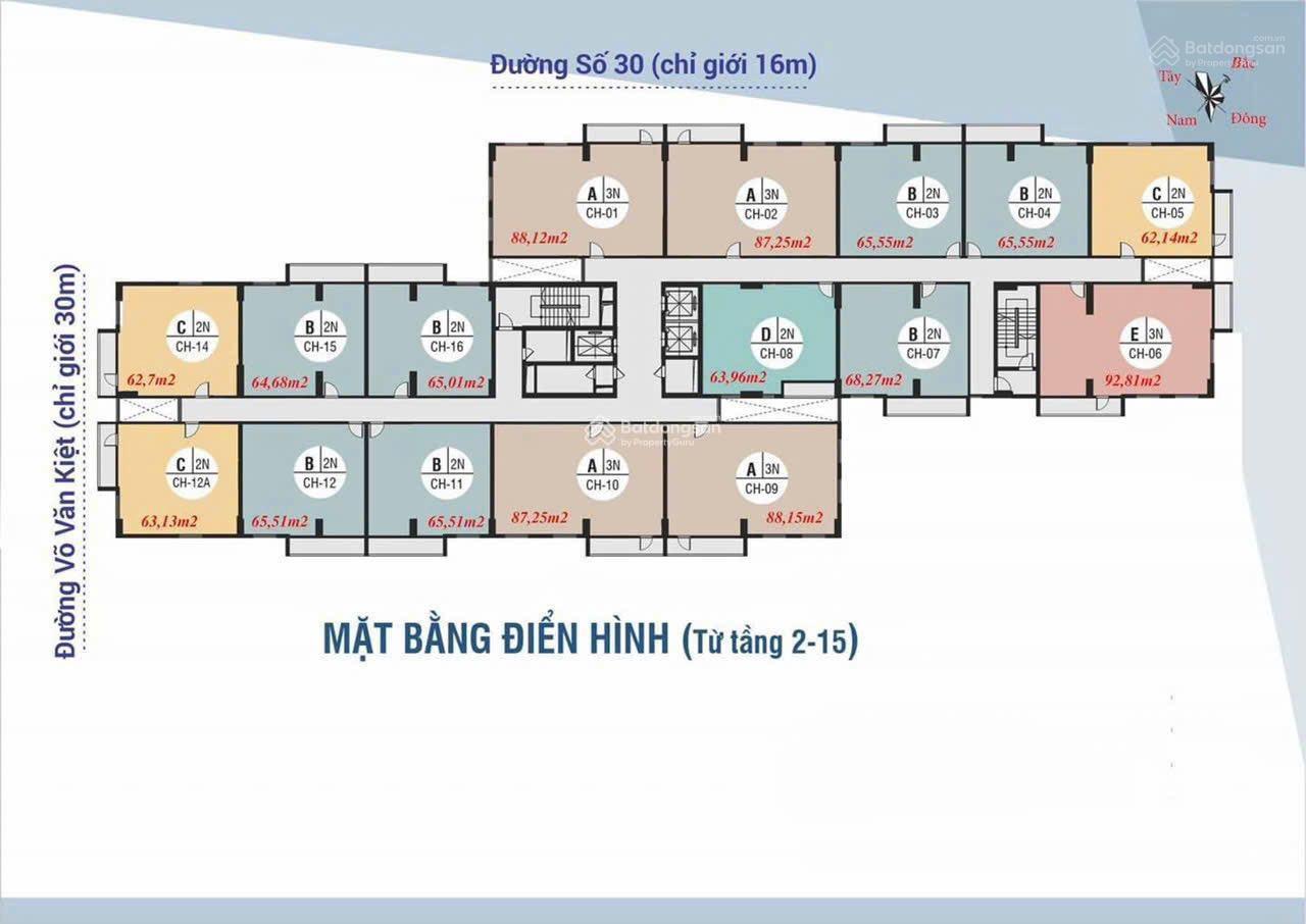1 căn số 10 duy nhất ban công Đông Nam 3PN 2WC bán nhanh 3tỷ550tr. LH: 0901 920 *** (LV chính chủ)