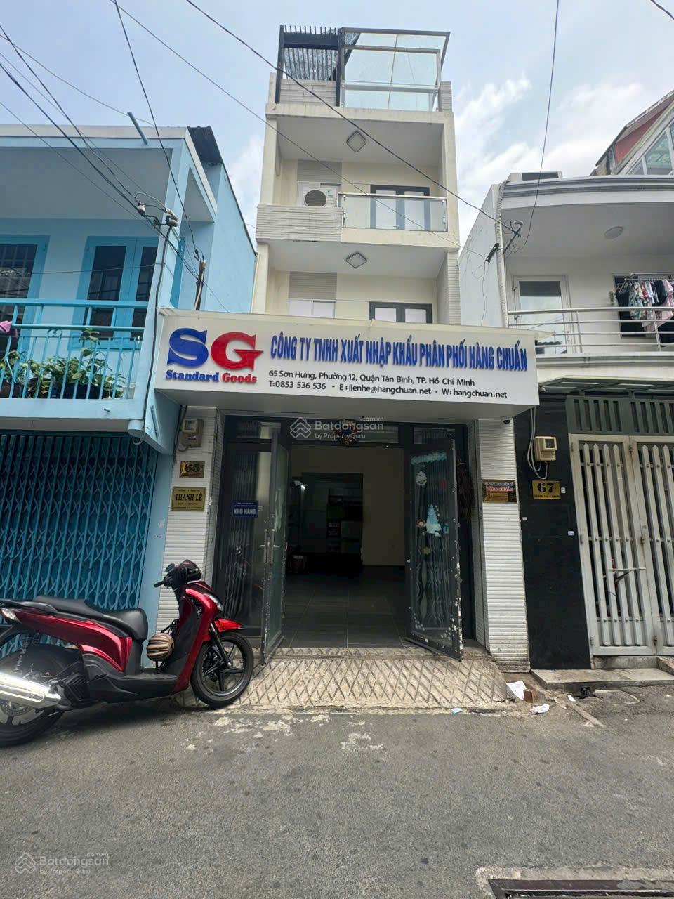 Bán nhà MT Sơn Hưng P.12 Tân Bình, 7 x 16m, CTXD hầm 5 lầu, giá chỉ 12.5 tỷ TL