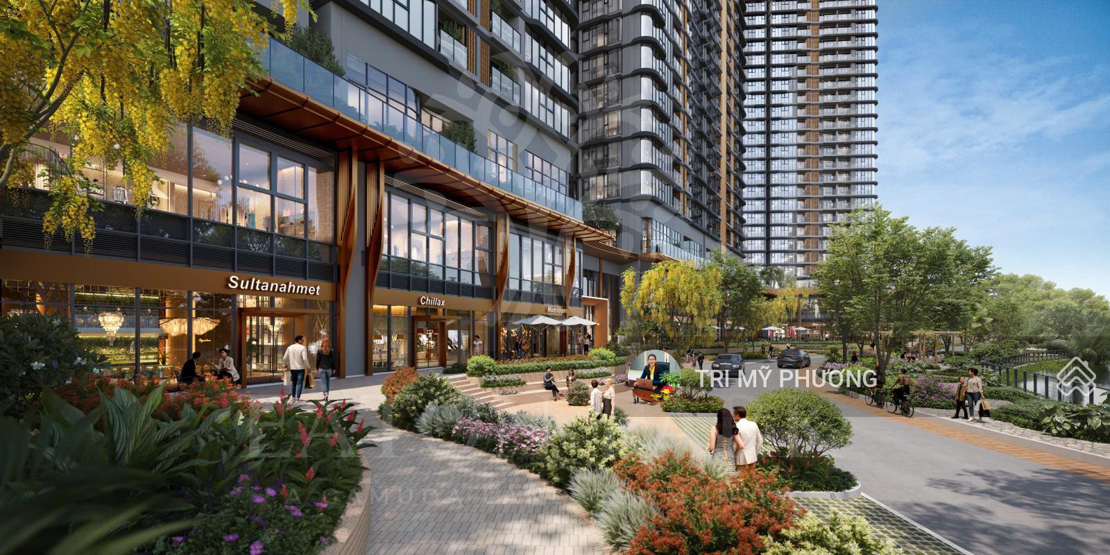 Eaton Park - Bán căn Góc 2PN - view pháo hoa,sân vận động Olympic - Giá gốc CĐT Gamuda Land, Quận 2