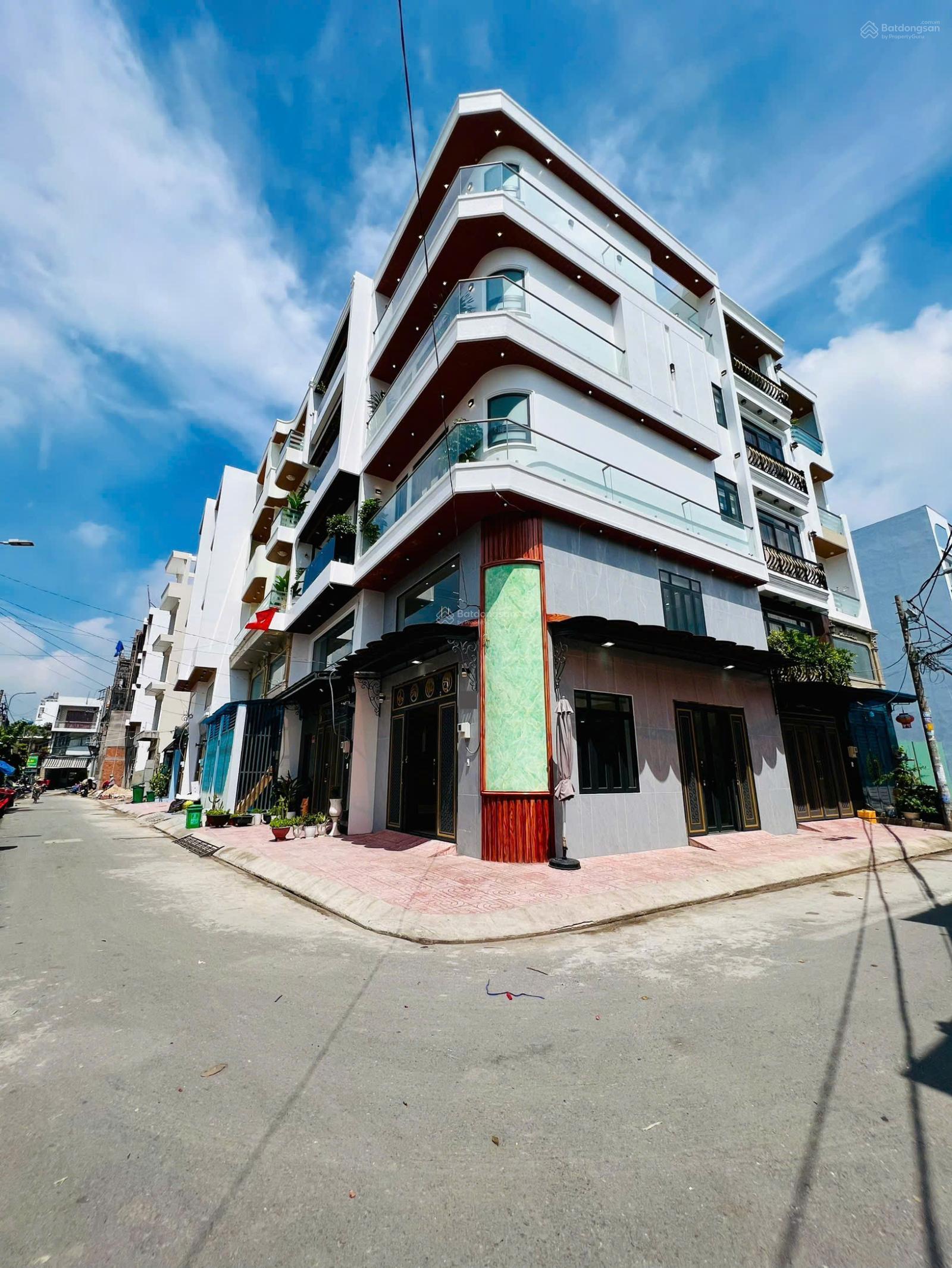 Nhà góc 2 mặt tiền khu phân lô đường Lê Đình Cẩn 55m2 5 tầng full nội thất giá tốt 7,8 tỷ SHR