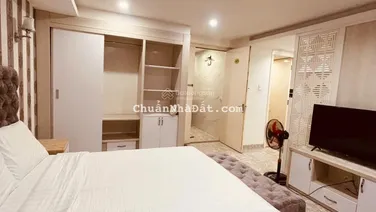 Cho thuê căn hộ dịch vụ Phú Mỹ Hưng, giá 9 triệu, 37m2 1PN 1WC. Full nội thất, free VS, nước, giặt