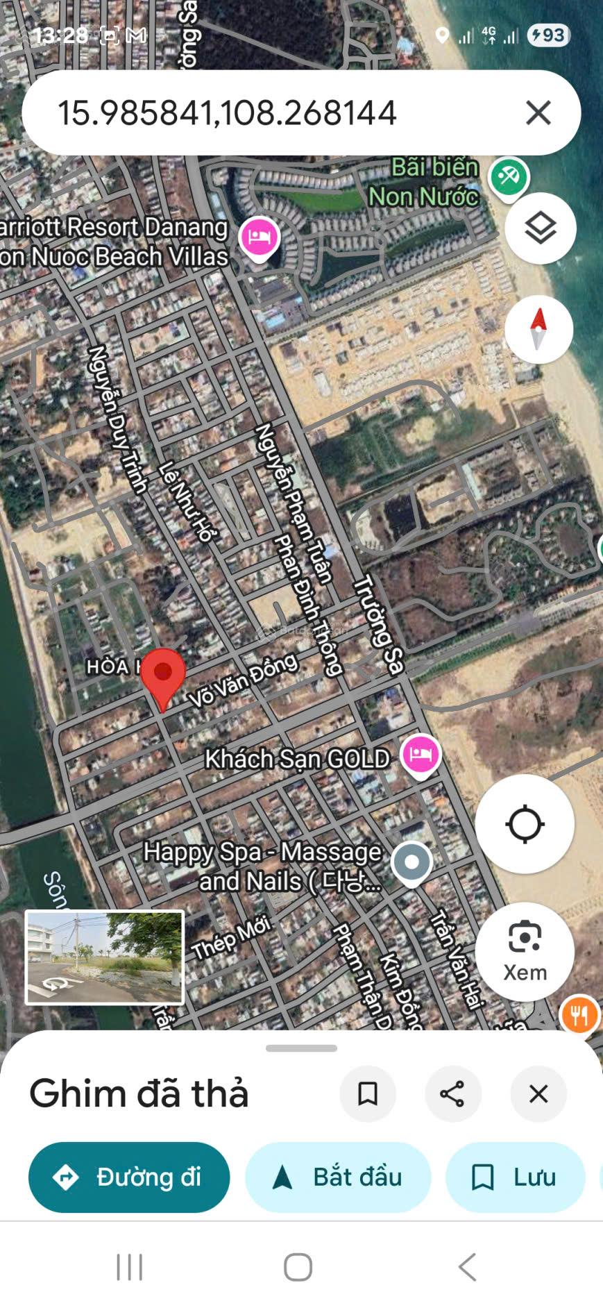 Chính chủ cần bán lô đất 2 MT Bùi Quốc Khái và Võ Văn Đồng, giá 10,7 tỷ, 136,3m2. LH: 0905 959 ***