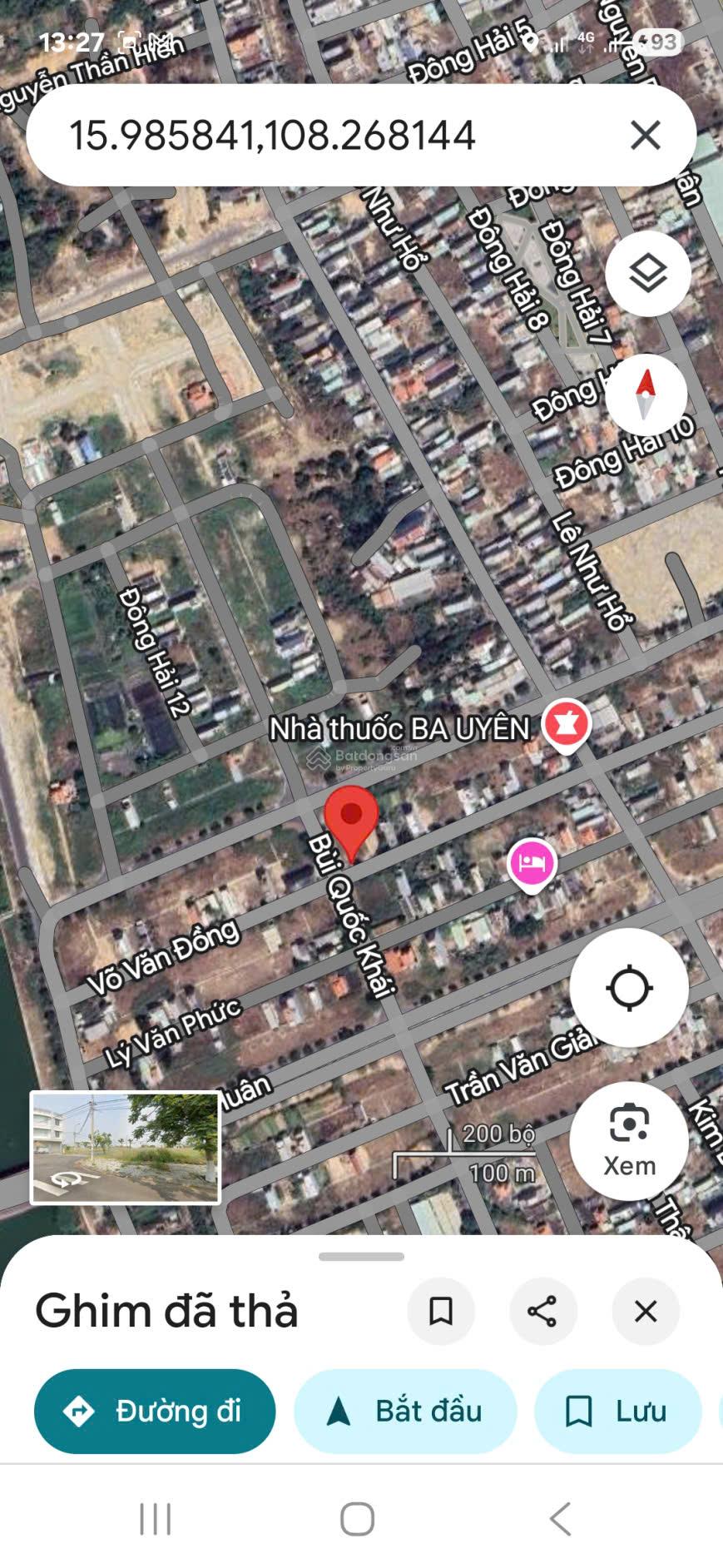 Chính chủ cần bán lô đất 2 MT Bùi Quốc Khái và Võ Văn Đồng, giá 10,7 tỷ, 136,3m2. LH: 0905 959 ***