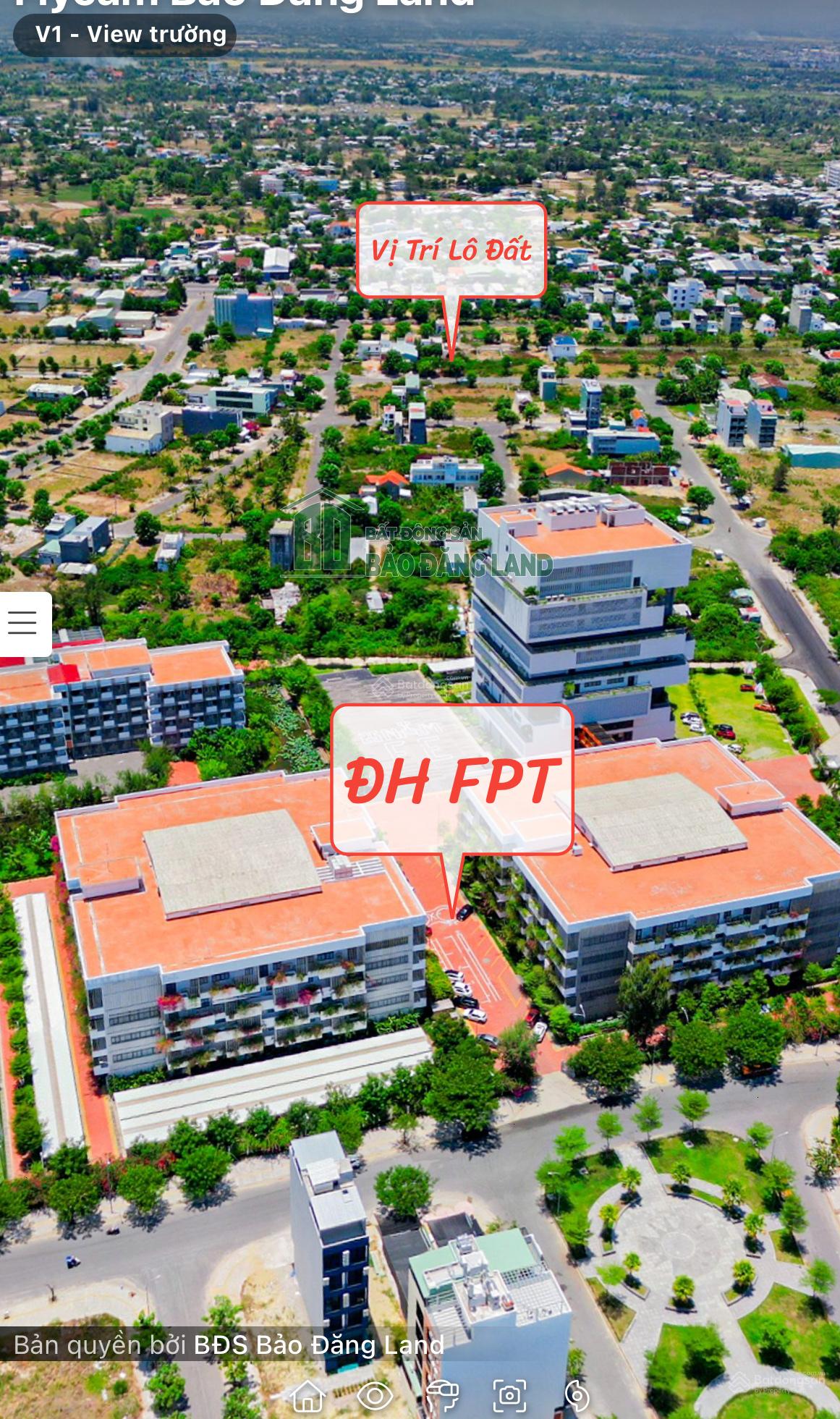 Chào bán lô 171m2 (7x24,5) ngay trung tâm làng Đại Học Đà Nẵng, gần sông kề biển