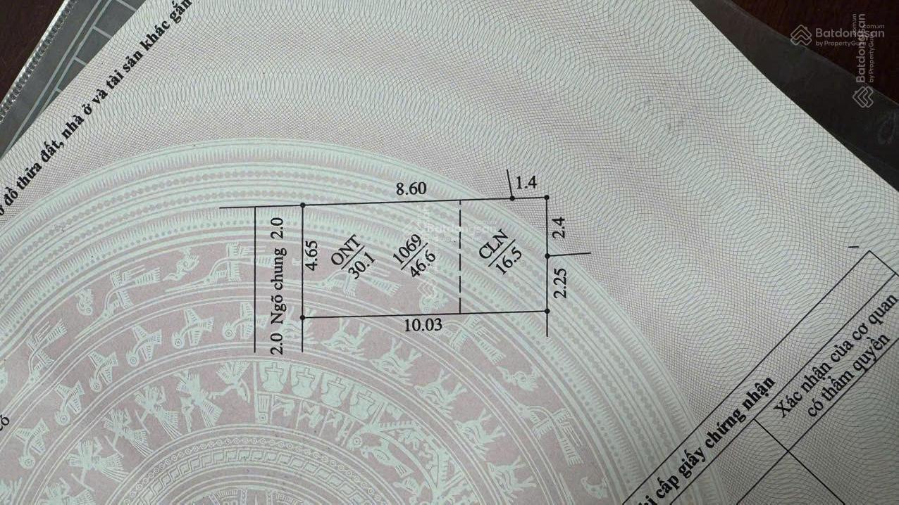 Bán đất Phượng Đồng 46.6m2, cách trục chính 50m, giá rẻ nhất chợ