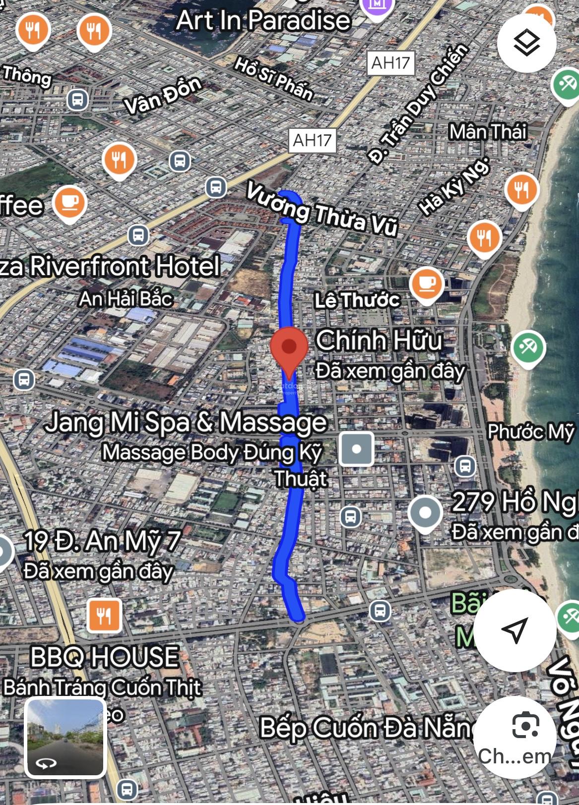 Chính chủ cần bán gấp lô đất 370m2 MT Chính Hữu - Sơn Trà. Cơ hội đầu tư