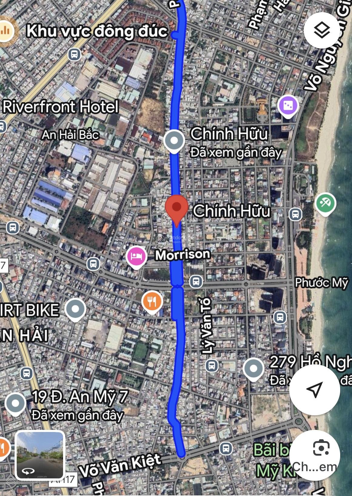 Chính chủ cần bán gấp lô đất 370m2 MT Chính Hữu - Sơn Trà. Cơ hội đầu tư