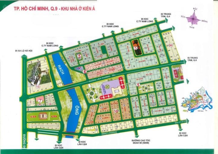 Bán đất KDC Kiến Á mặt sông thoáng mát. DT 5x22m, giá 11 tỷ, đã xây nhà đang cho thuê