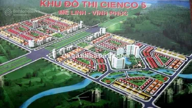 Bán nền biệt thự khu đô thị Cienco 5 tiền Phong Mê Linh Tiền Phong - Diện tích 100m2