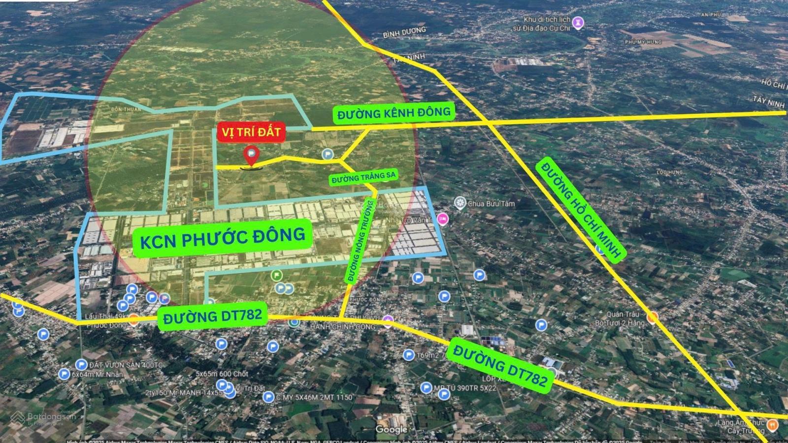 7000m2, Đất xây trọ, kho xưởng, nhà hàng, khách sạn gần KCN Phước Đông, Tây Ninh
