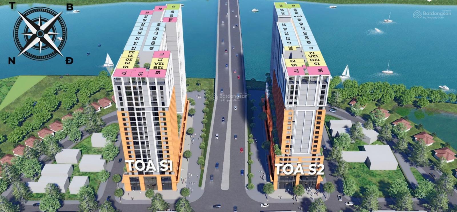 Độc quyền quỹ căn 1PN, 2PN, 3PN view sông, view pháo hoa sở hữu chỉ với 25%, 0% lãi suất 30 tháng