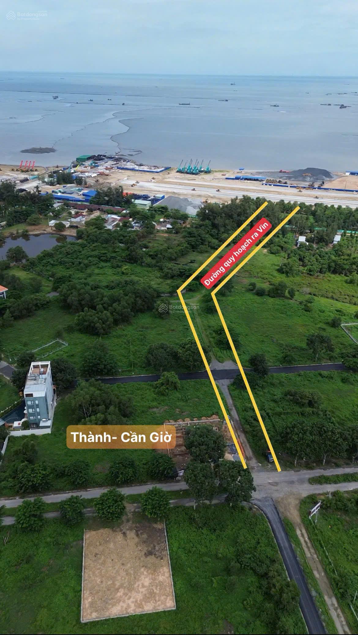 Bán đất 435m² ngay gần cổng Vin, 40 tr/m², chợ Hàng Dương, Cần Giờ, HCM, chính chủ giá tốt