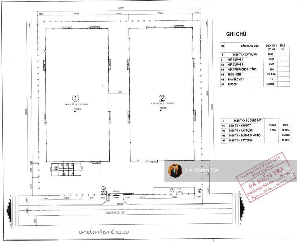 Cho thuê nhà xưởng tại Vsip 2 - Bình Dương. Xưởng 2 tầng, diện tích 10000m2, giá 117.661,5 đ/m²/th