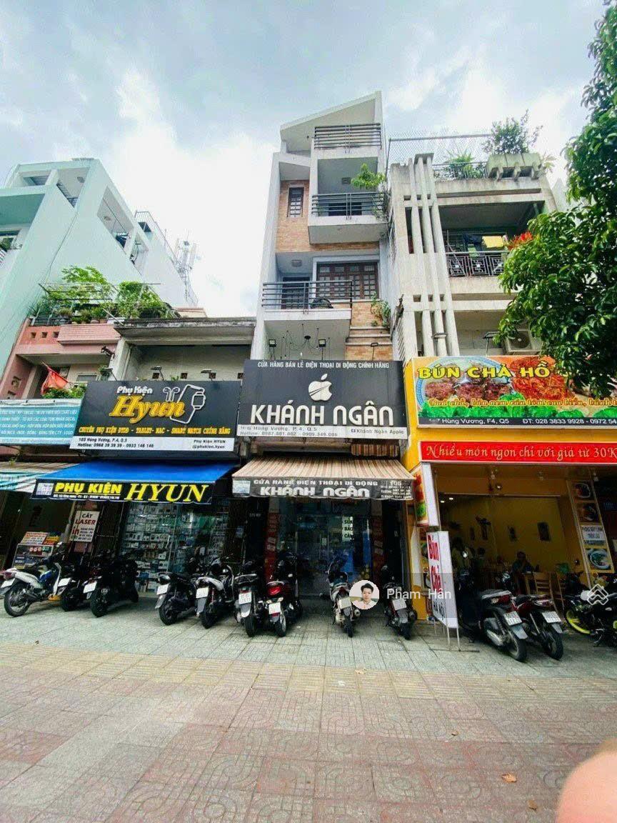 Bán căn mặt tiền diện tích 4x14.5m đường Hùng Vương, phường 4, quận 5