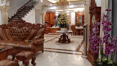 Bán gấp biệt thự Vinhomes The Harmony, khu hồ Nguyệt Quế, DT 185m2, full đồ, giá: 95 tỷ, bao phí