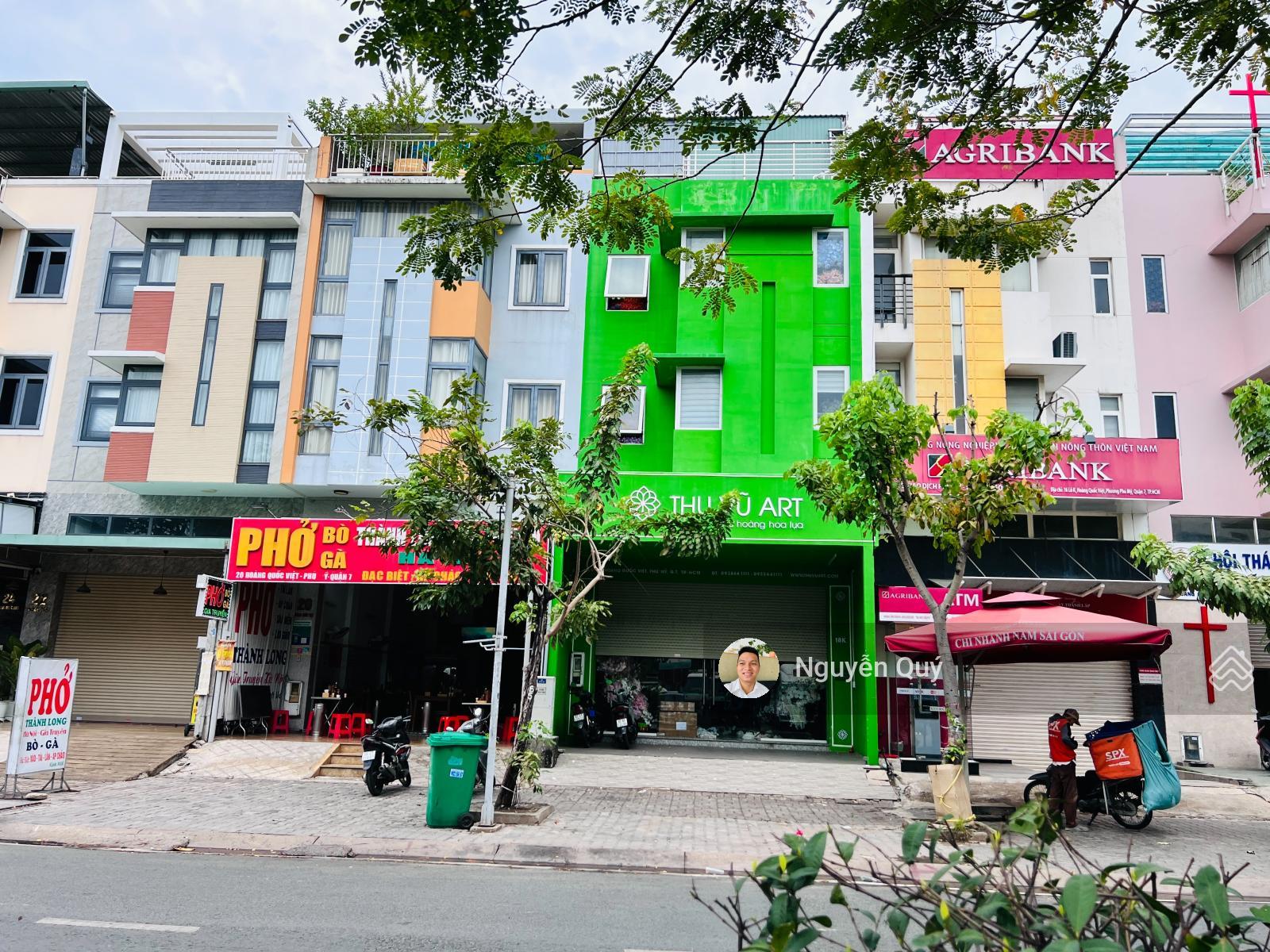 Giảm Mạnh 2 Tỷ ! Bán Lỗ Nhà MT đường 30m Hoàng Quốc Việt Q. 7, DT: 6x22m, giá: 23 tỷ, có HĐT: 50tr