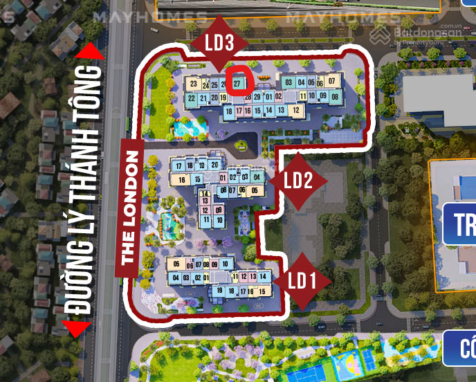 Em Hằng cần bán gấp căn CC 2N +, 76m2 tại The London - Vinhomes Ocean Park, giá ưu đãi 5,168 tỷ