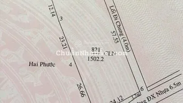 Nán đất mặt tiền DX070 Định Hoà - TDM - BD. DT 24mx57 thổ cư 300m2, giá 13tr/m2