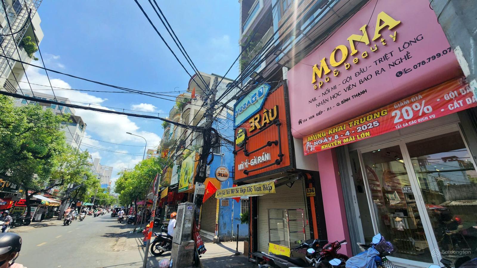 Bán nhà mặt tiền kinh doanh Vạn Kiếp, BT - 3.5m x 13.5m CN 46m2 - 5 tầng - 16 tỷ bớt lộc