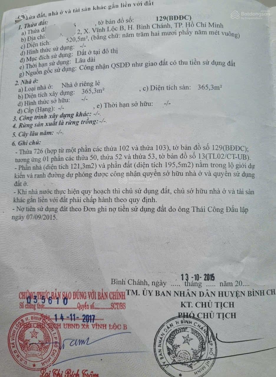Bán kho 520m2 mặt tiền đường 1-2. Giá bán gấp chốt ngay, sổ hồng riêng