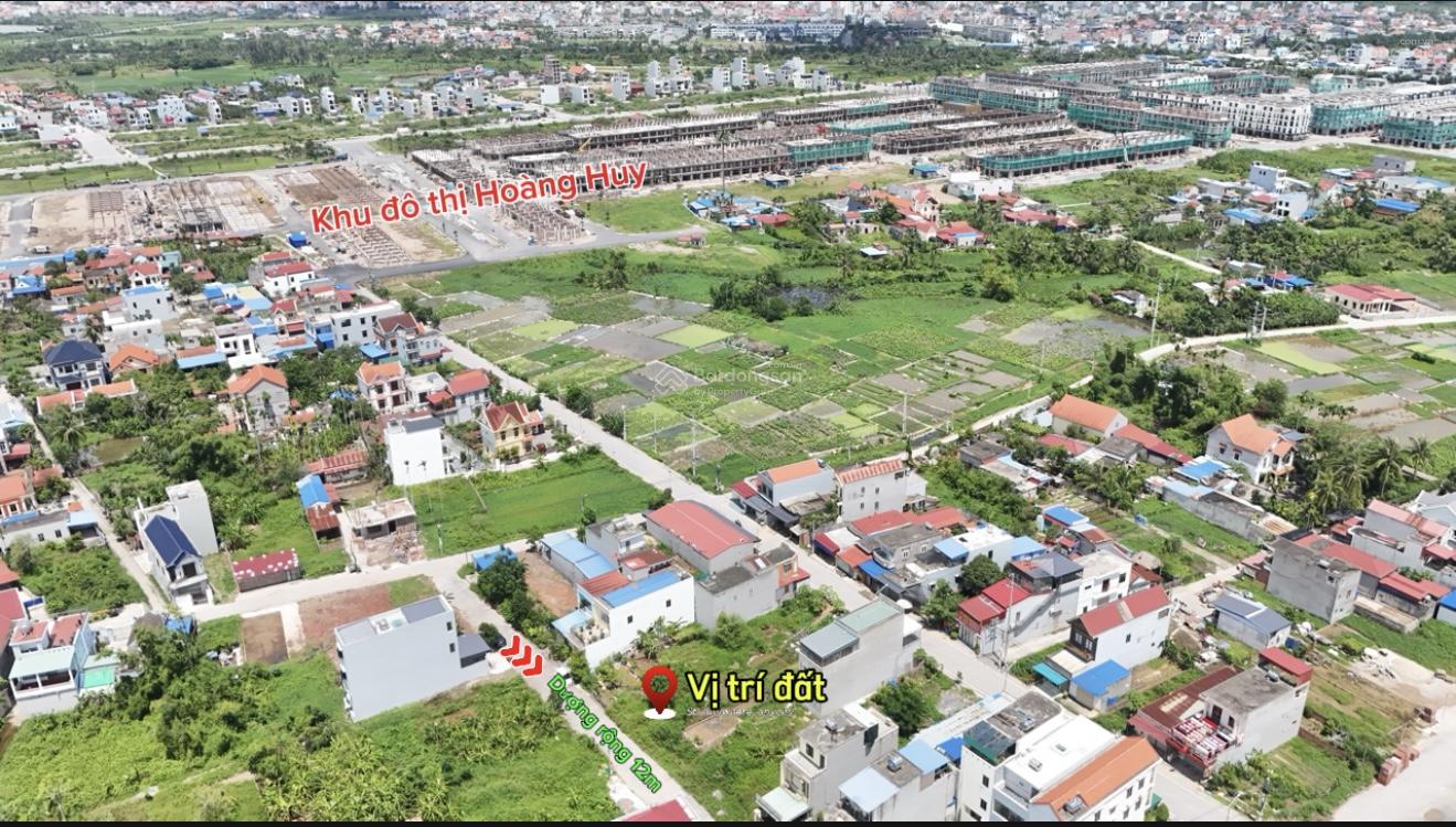 Bán gấp lô đất 100m2 tại Thuỷ Nguyên , vị trí cực đẹp gần ngay trường học và khu đô thị Hoàng Huy