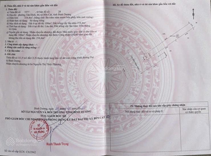 Bán đất mặt tiền Quốc Lộ 13 đối diện khu du lịch Đại Nam