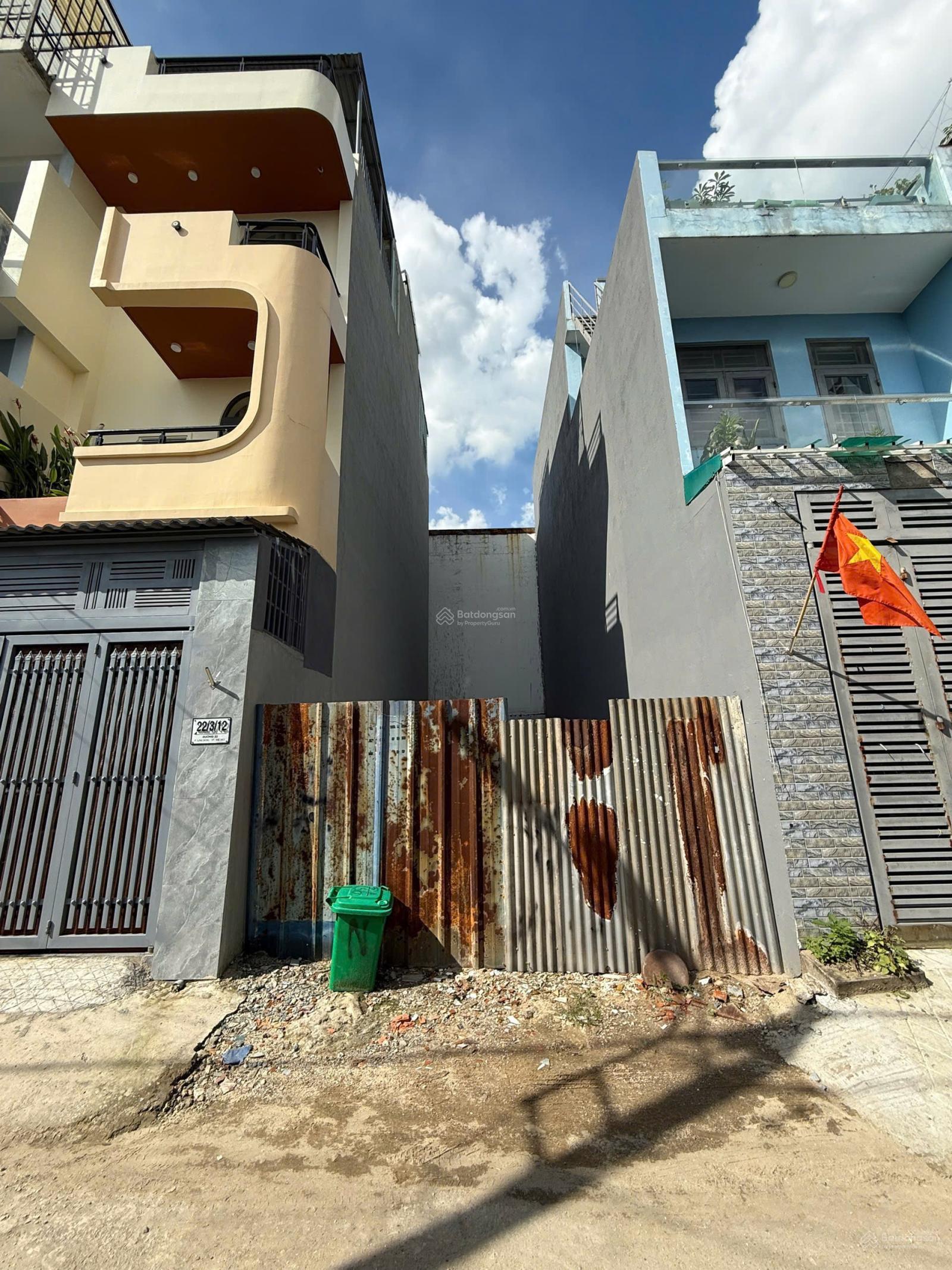 Bán đất đường 22, Phường Linh Đông. Hẻm nhựa xe tải. Diện tích đất công nhận: 55.5m2