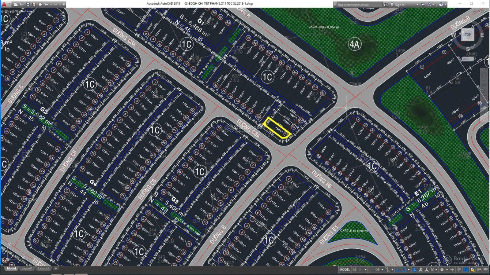 Bán lô góc 154m2 siêu phẩm, Dự án TĐC Suối Lớn. Lô góc đường trục chính 20m, chạy thẳng xuống biển