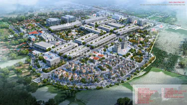 Bán lô đất OM9-38 Việt Yên Riverside 100m2 view công viên, giá 4.75 tỷ, vào tiền 50%