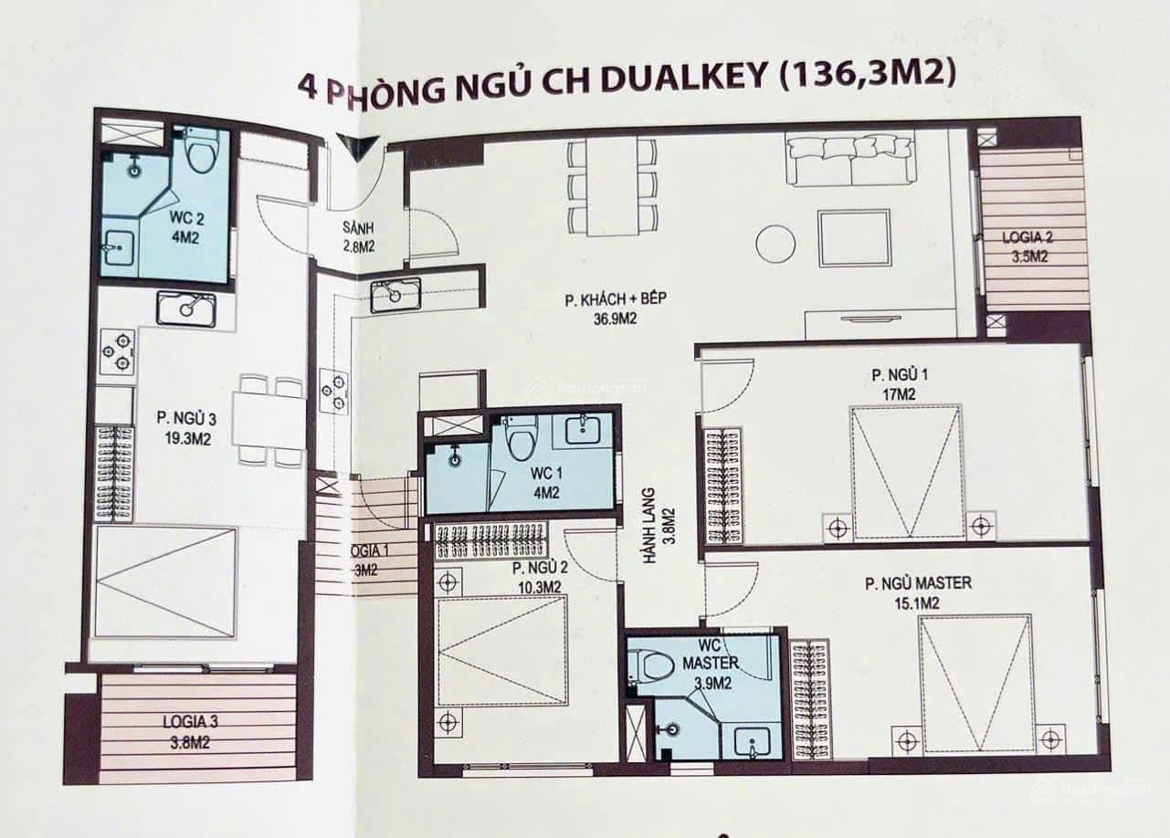 Hiếm, cho thuê căn 4 ngủ, The Wisteria, 3WC, nội thất cơ bản, 15 triệu. LH 0971 342 ***